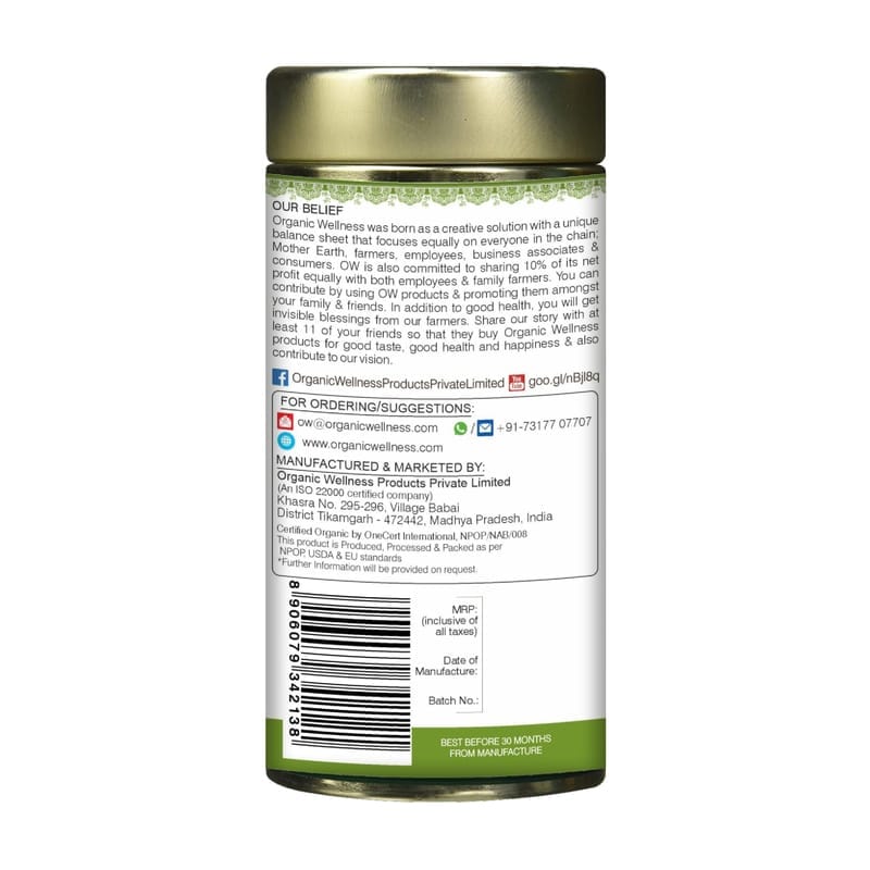 Orgenik: Shop Blossom Lemongrass 100 g Tin Pack from the brand Organic Wellness