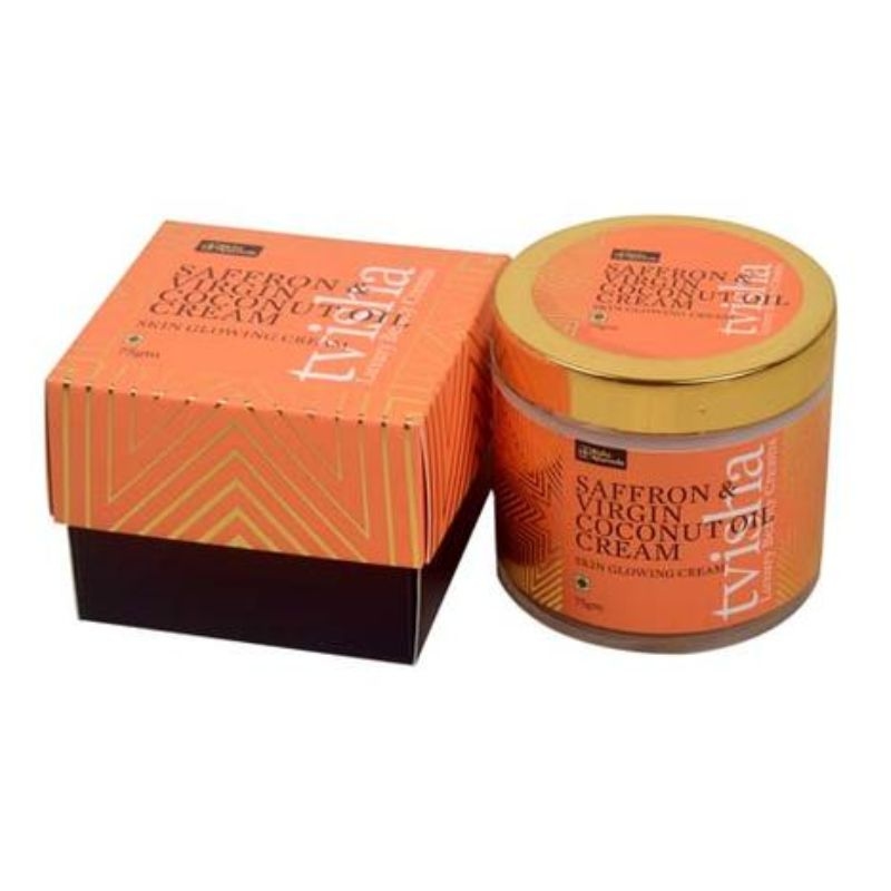 Orgenik: Tvisha - Saffron & Virgin Coconut Oil Cream from brand Bipha Ayurveda