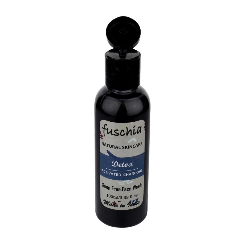 Orgenik: Detox Activated Charcoal Soap Free Face Wash from the brand Fuschia 