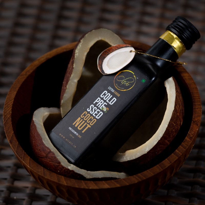 Orgenik: Cold Pressed Virgin Coconut Oil from brand Olixir Gourmet Oils