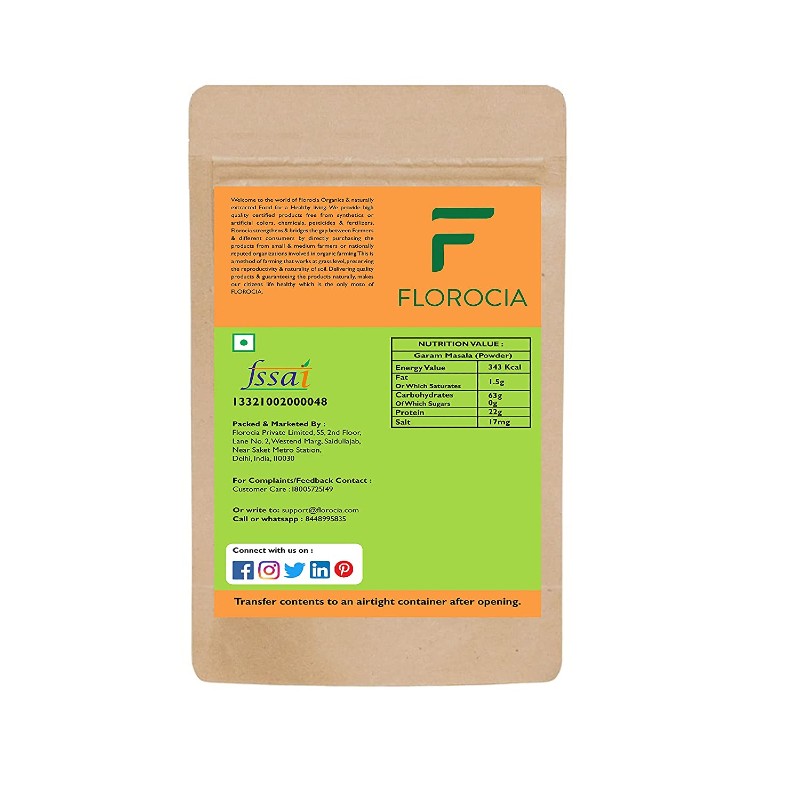 Orgenik: Garam Masala Powder from brand Florocia