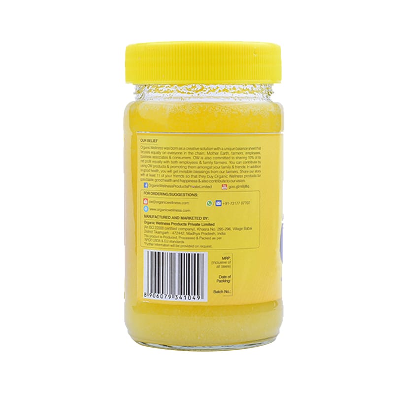 Orgenik: Shop Cow Ghee 400 ml from the brand Organic Wellness