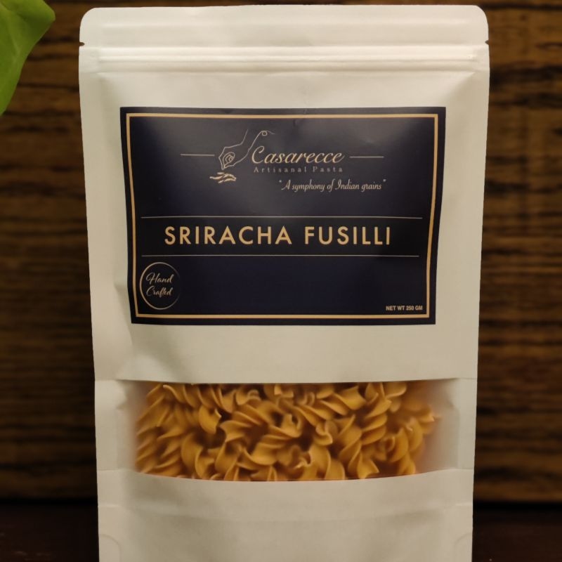 Orgenik: Sriracha Fusilli from brand Casarecce Artisanal Pasta