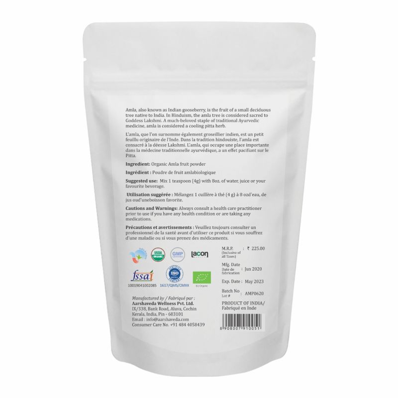 Orgenik: Amla Powder from brand Aarshaveda