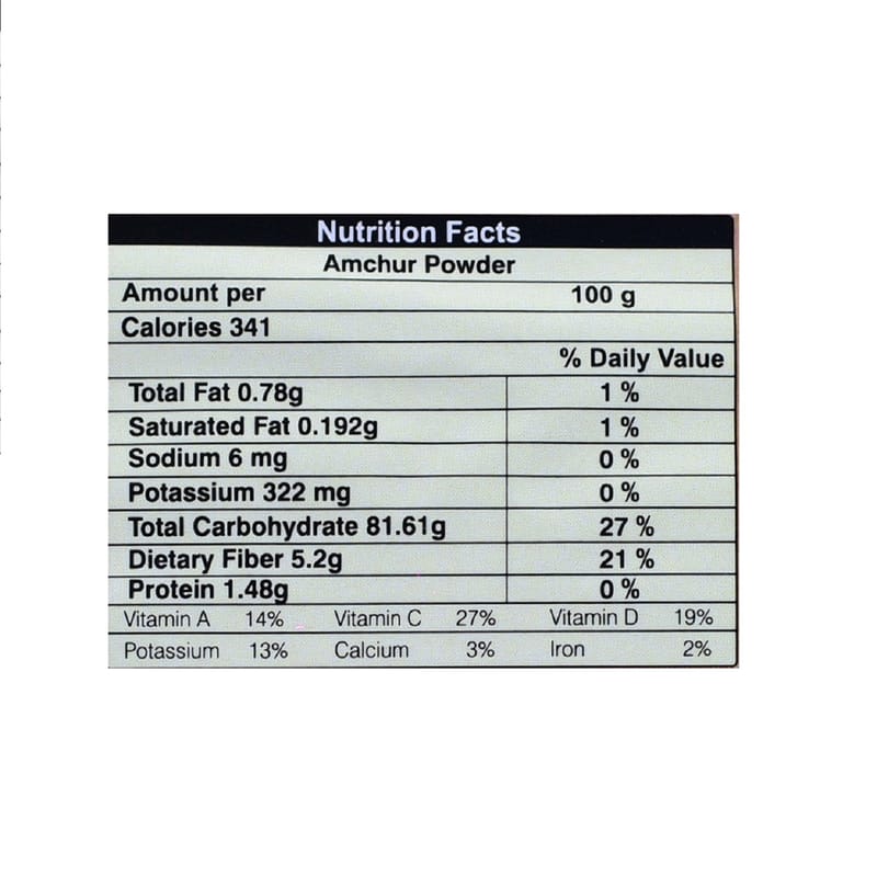 Orgenik: Shop Amchur Powder 75 g from the brand Organic Wellness