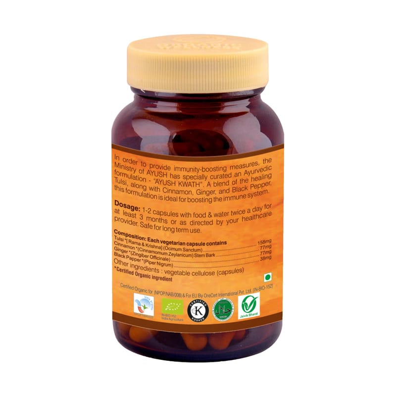 Orgenik: Shop Ayush Kwath 90 Capsules from the brand Organic Wellness
