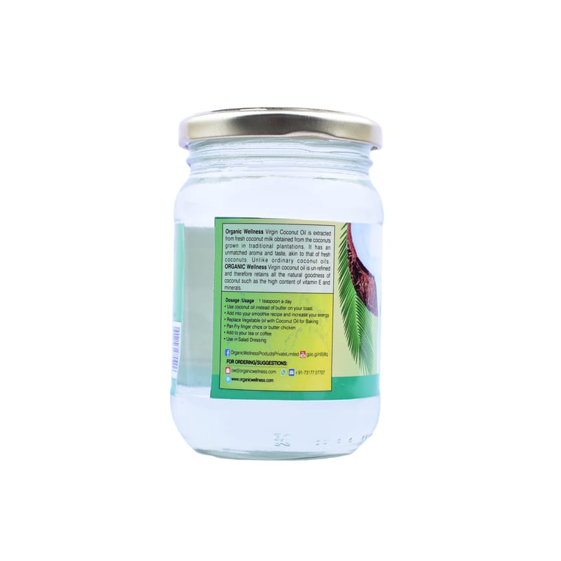 Orgenik: Shop Virgin Coconut Oil 250 ml from the brand Organic Wellness