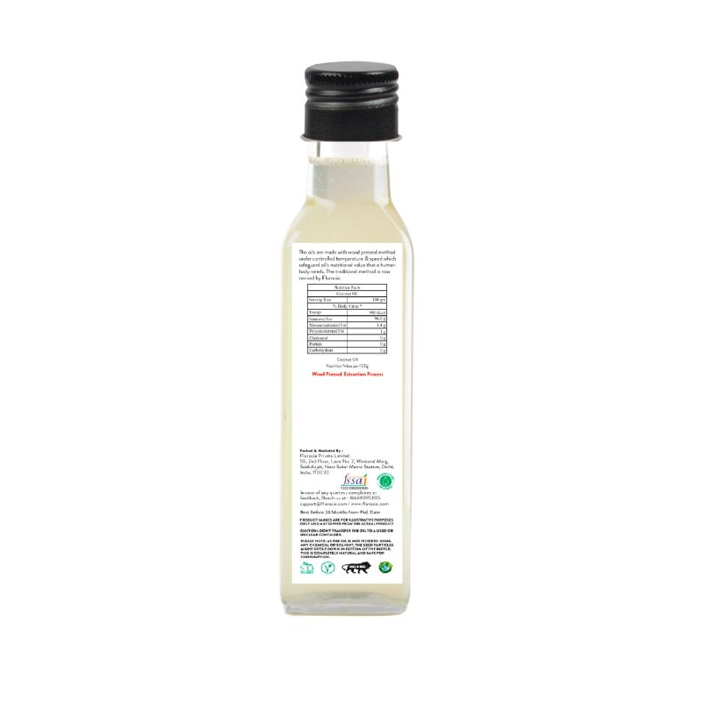 Orgenik: Cold Pressed Coconut Oil (Glass Bottle) from brand Florocia