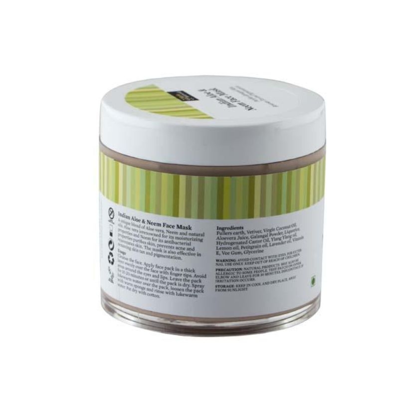 Orgenik: Indian Aloe and Neem Face Mask from brand Bipha Ayurveda