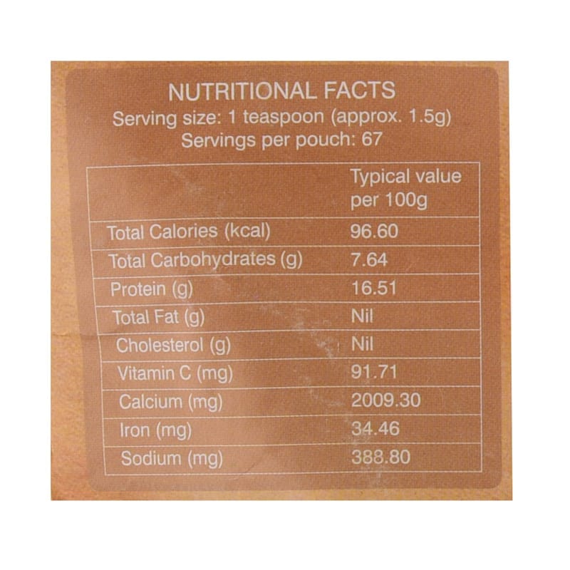 Orgenik: Shop Tulsi Moringa 100 g Zipper Pack from the brand Organic Wellness