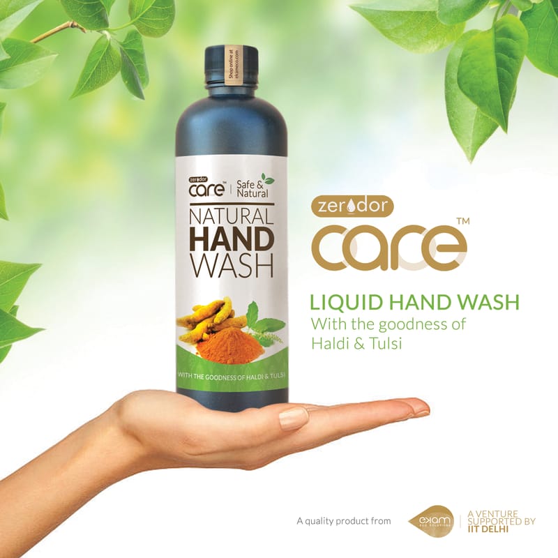 Orgenik: Shop Natural Hand wash 400 ml from the brand Zerodor Care
