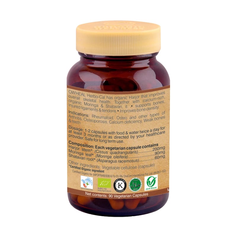 Orgenik: Shop Herbo-Cal 90 Capsules from the brand Organic Wellness