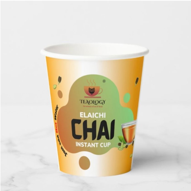 Orgenik: Shop Instant Elaichi Chai CUPS | 10 X 150 ml from brand Teaology