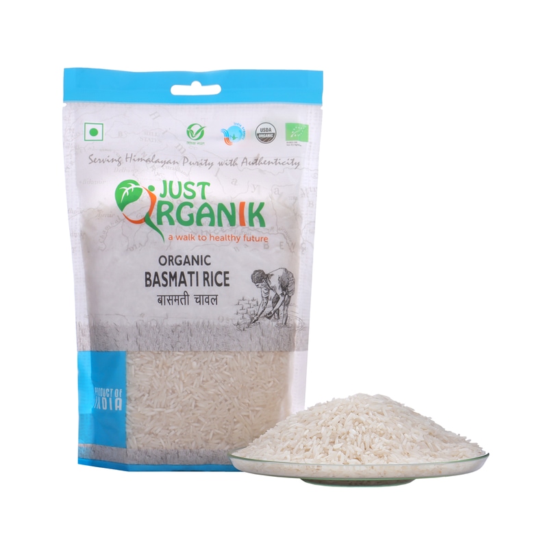 Orgenik: Basmati Rice from brand Just Organik