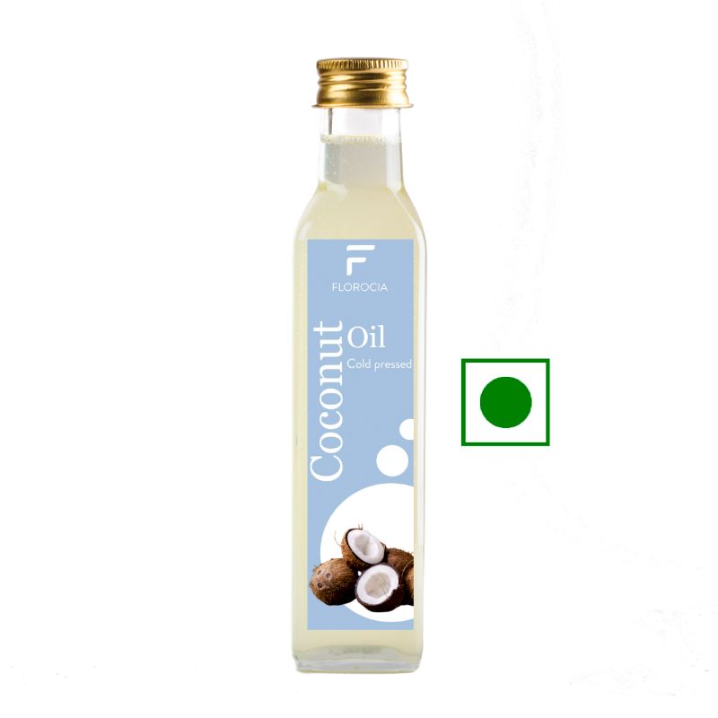 Orgenik: Cold Pressed Coconut Oil (Glass Bottle) from brand Florocia