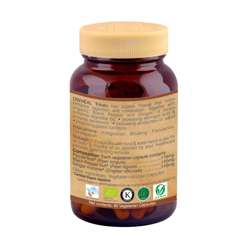 Orgenik: Shop Trikatu 90 Capsules from the brand Organic Wellness