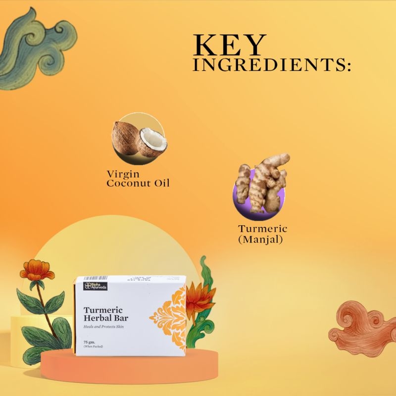 Orgenik: Turmeric Herbal Bar from brand Bipha Ayurveda