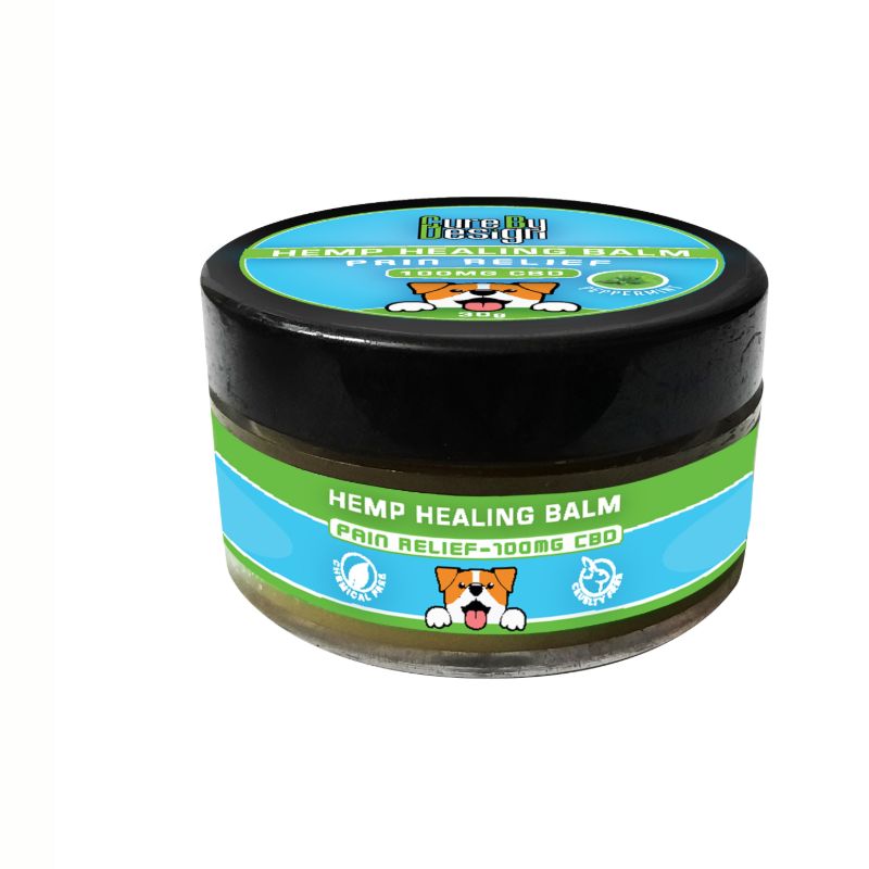 Orgenik: Hemp Healing Balm - Pain Relief 100mg CBD for Pets from the brand Cure By Design