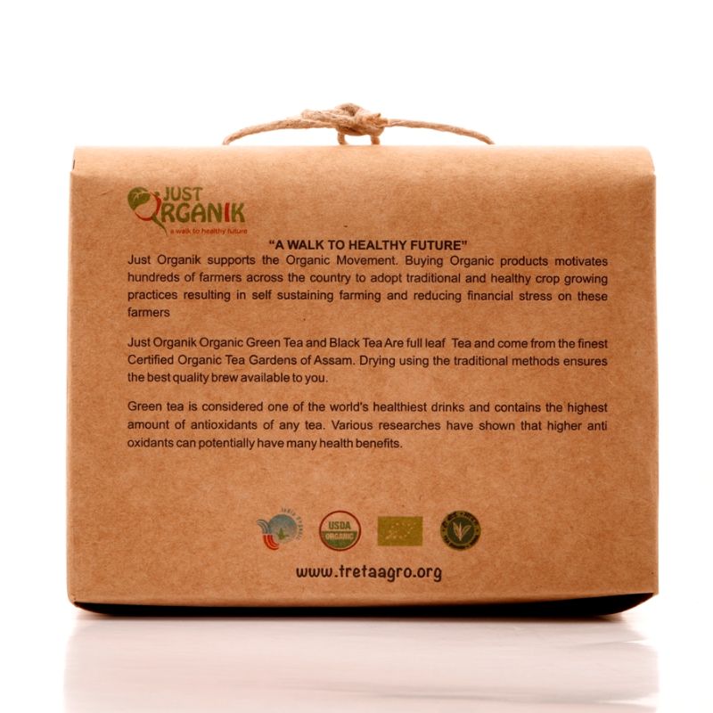 Orgenik: Ginger Tulsi Tea Bags from brand Just Organik