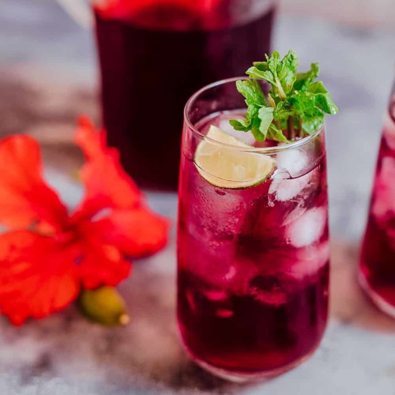Orgenik: Shop Egyptian Hibiscus Tea | (Loose flower tea) from brand Teaology