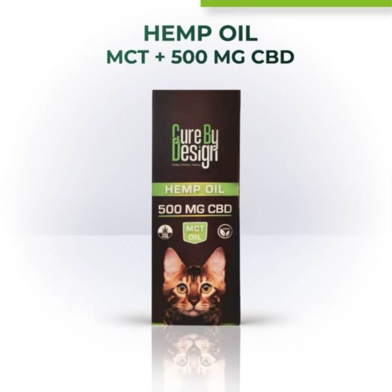 Orgenik: Hemp Oil with 500mg CBD(MCT) For Pets from the brand Cure By Design