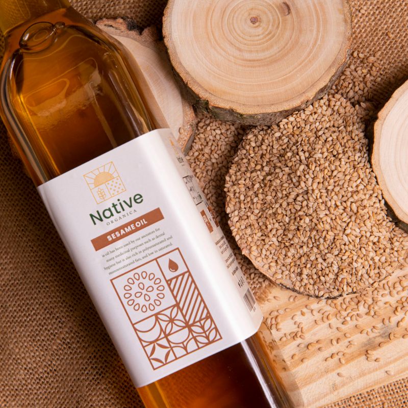 Orgenik: Cold Pressed Sesame Oil from the brand Native Organica 