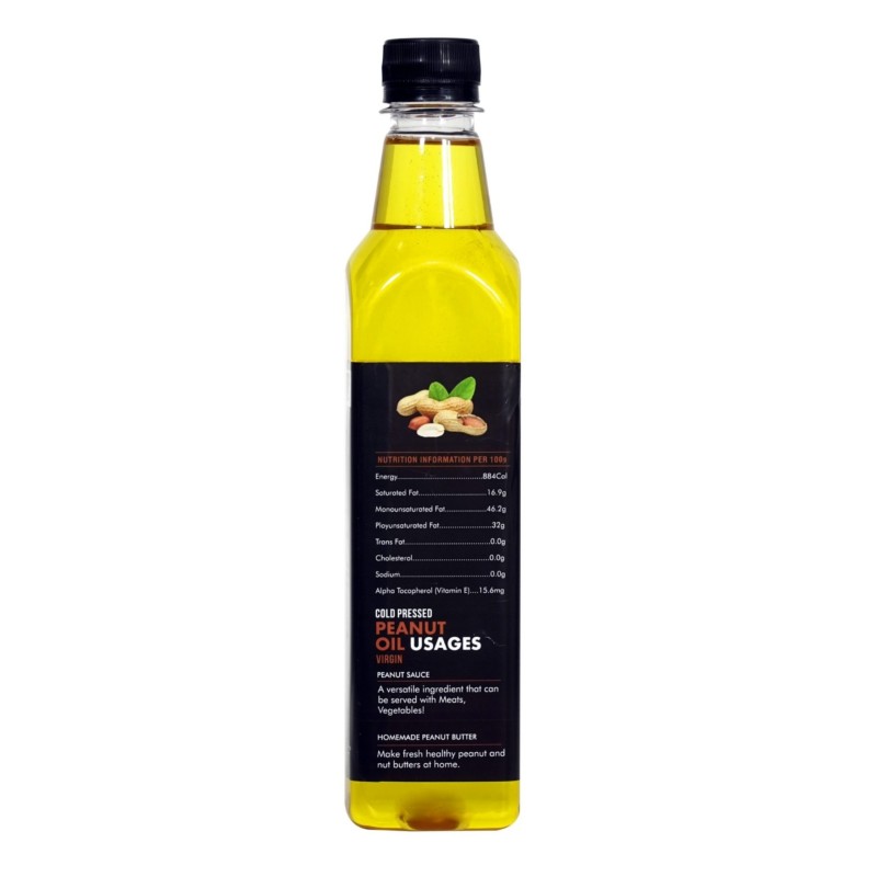 Orgenik: Cold Pressed Virgin Peanut Oil from brand Olixir Gourmet Oils