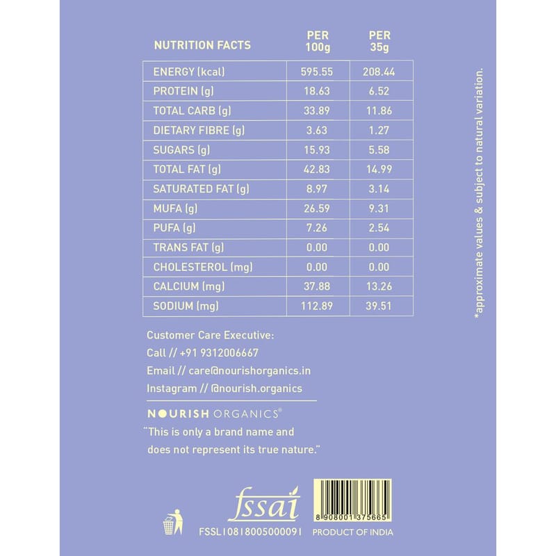 Orgenik: Shop Cacao Roasted Cashews (Pack of 4) from the brand Nourish Organics