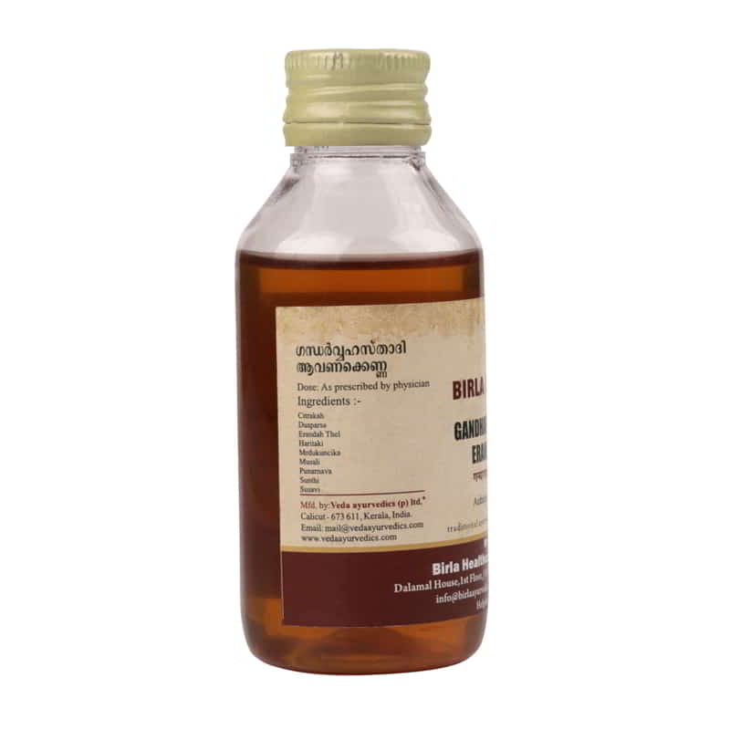 Orgenik: Shop Gandharvahasthadi Eranda Tailam - Gentle Laxative for Constipation Relief from the brand Birla Ayurveda