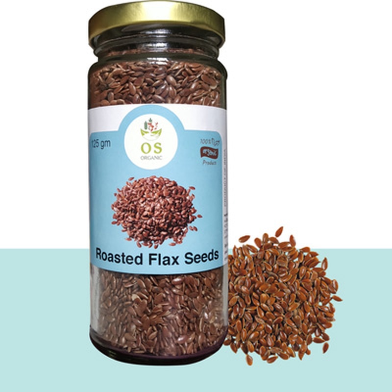 RoastedFlaxSeedbtl125gm