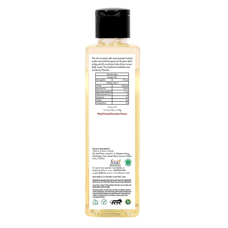 Orgenik: Cold Pressed Coconut Oil (Plastic Bottle) from brand Florocia