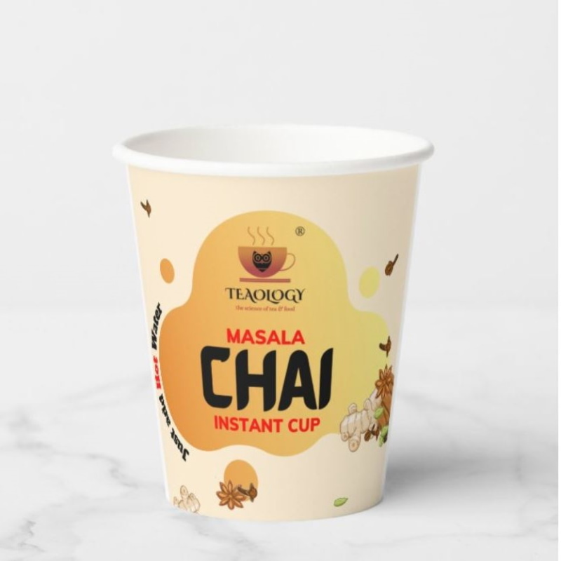 Orgenik: Shop Instant Masala Chai CUPS | 10 X 200ml Cups from brand Teaology