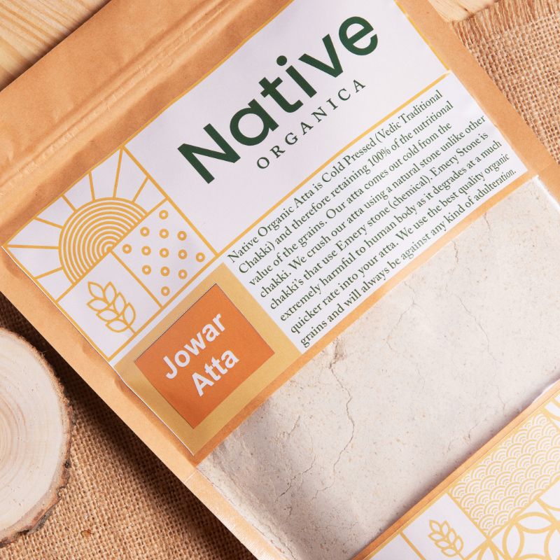 Orgenik: Cold Pressed Jowar Atta from the brand Native Organica 