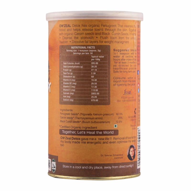 Orgenik: Shop Detox 100 g from the brand Organic Wellness