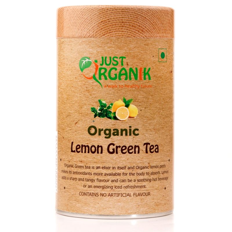 Orgenik: Lemon Green Tea from brand Just Organik