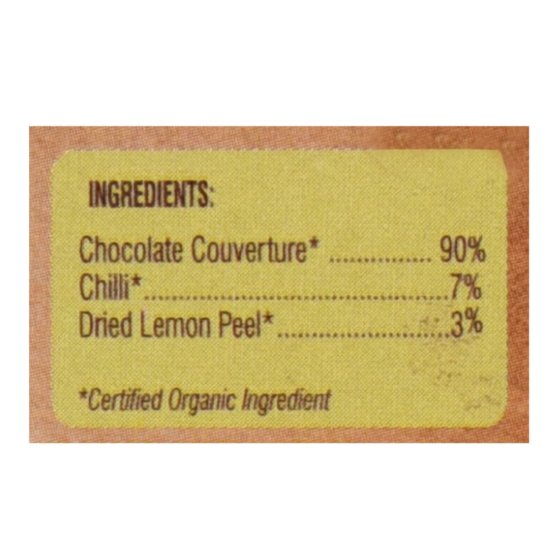 Orgenik: Shop Chilli Chocolate 42.5 g from the brand Organic Wellness