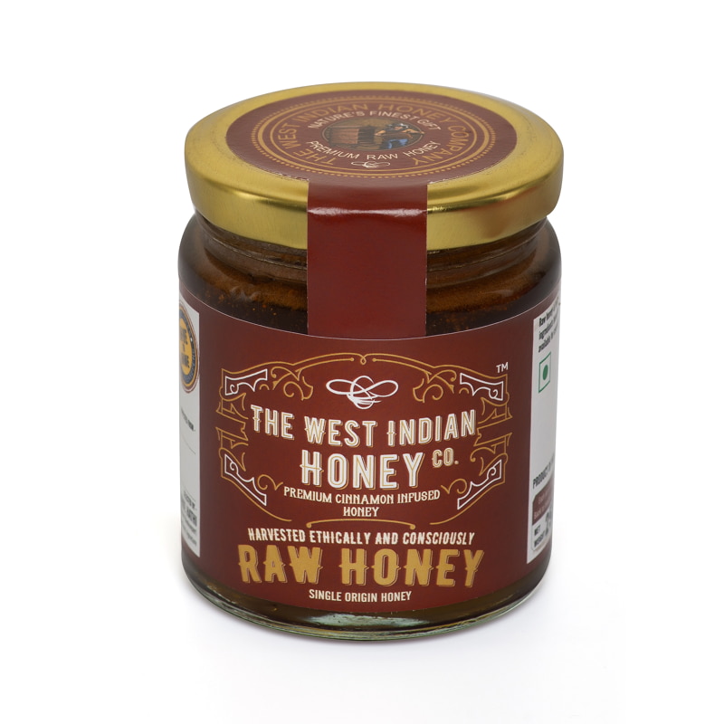 Buy Raw Unprocessed Cinnamon Infused Honey Grams From Brand The West