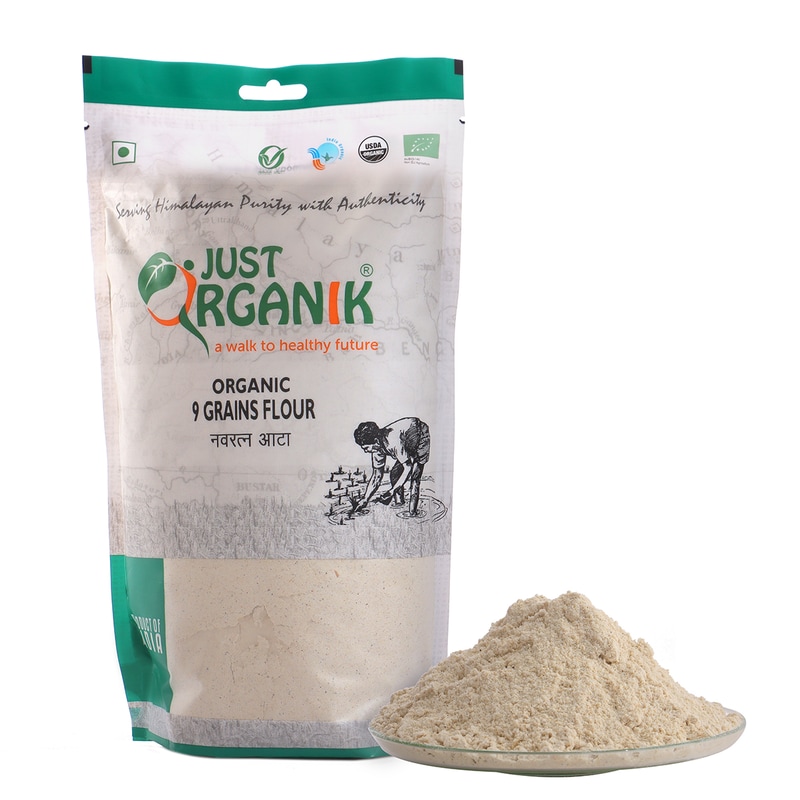 Orgenik: 9 Grains Flour from brand Just Organik
