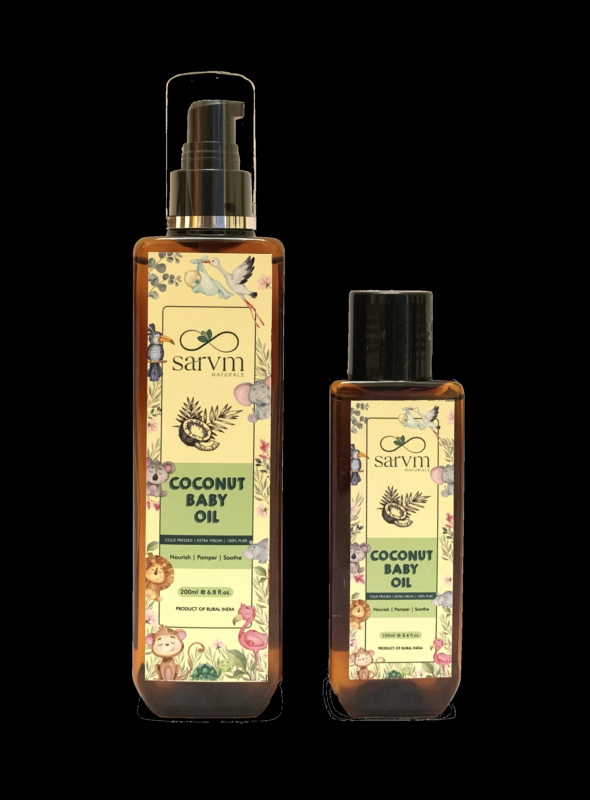 Orgenik: Shop Coconut Baby Oil from brand Sarvm Naturals