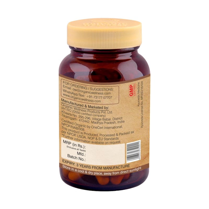 Orgenik: Shop Ashwagandha W+ 90 Capsules from the brand Organic Wellness