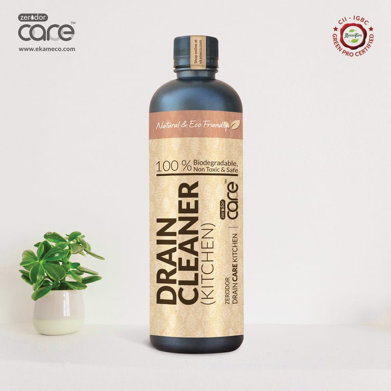 Orgenik: Shop Natural Drain Cleaner for Kitchen 400 ml from the brand Zerodor Care