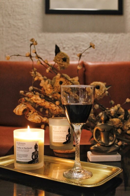 Orgenik: Shop Natural Body Serum Candles with Hemp Extract | (Vanilla & Patchouli) from brand N1rvana Organics