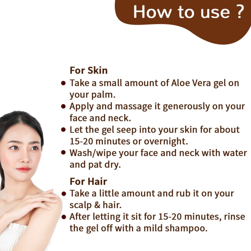 Orgenik: Shop Organic Aloe Vera Pure Gel For Face And Hair