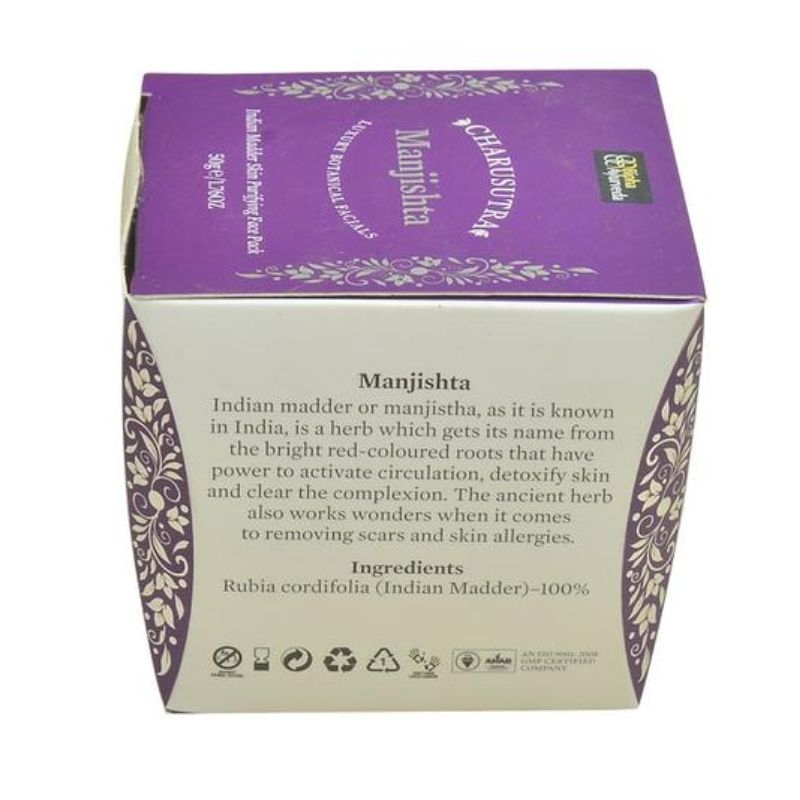 Orgenik: Manjishta (Charusuthra) face pack from brand Bipha Ayurveda