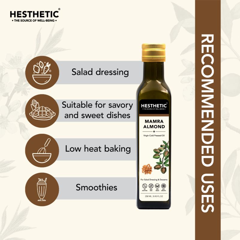 Orgenik: Organic Virgin Cold-Pressed Mamra Almond Oil from the brand Hesthetic