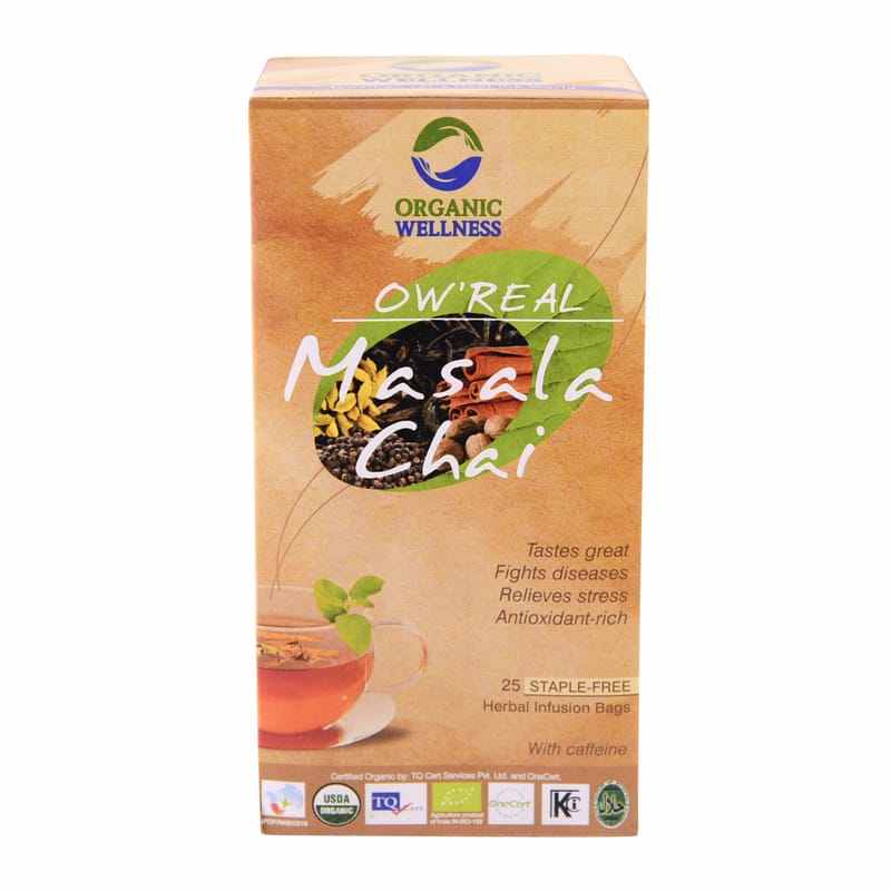 Orgenik: Shop Masala Chai 25 Teabags from the brand Organic Wellness