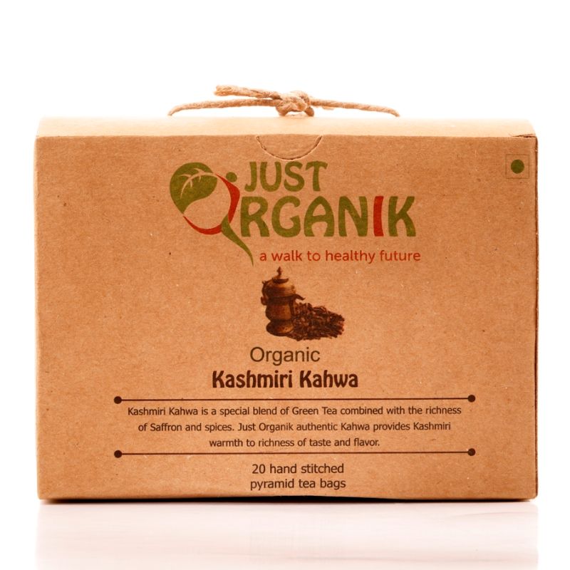 Orgenik: Kashmiri Kahwa Tea Bags from brand Just Organik