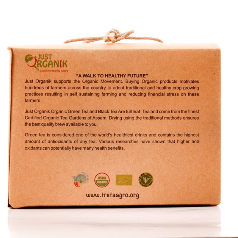 Orgenik: Lemon Green Tea Bags from brand Just Organik