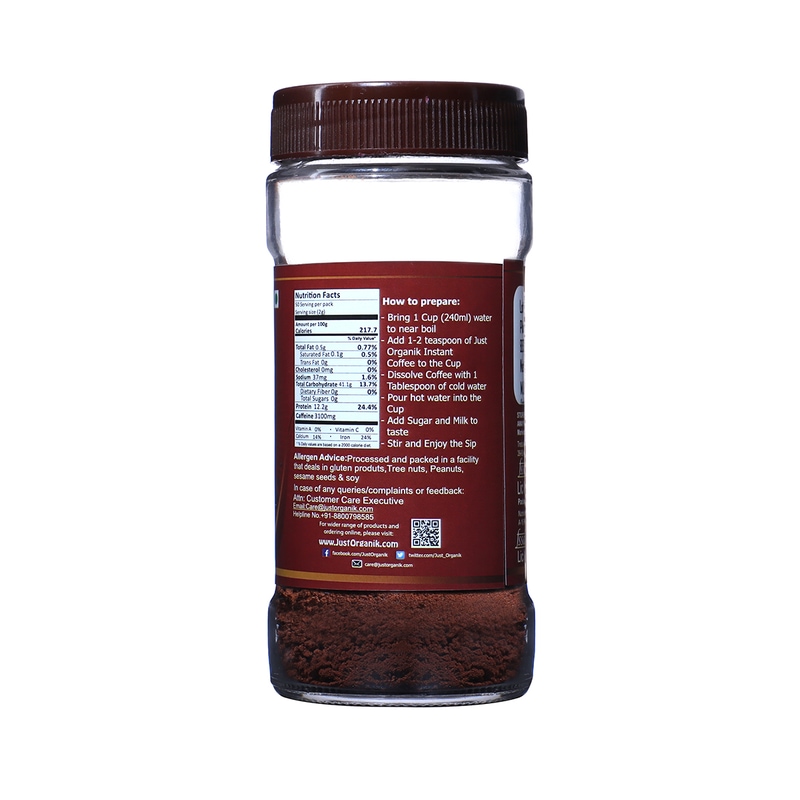 Orgenik: Instant Coffee from brand Just Organik