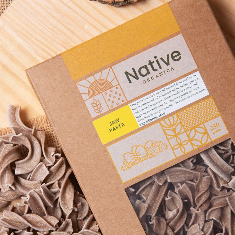 Orgenik: Organic Whole Grain Pasta (Jaw) from the brand Native Organica 